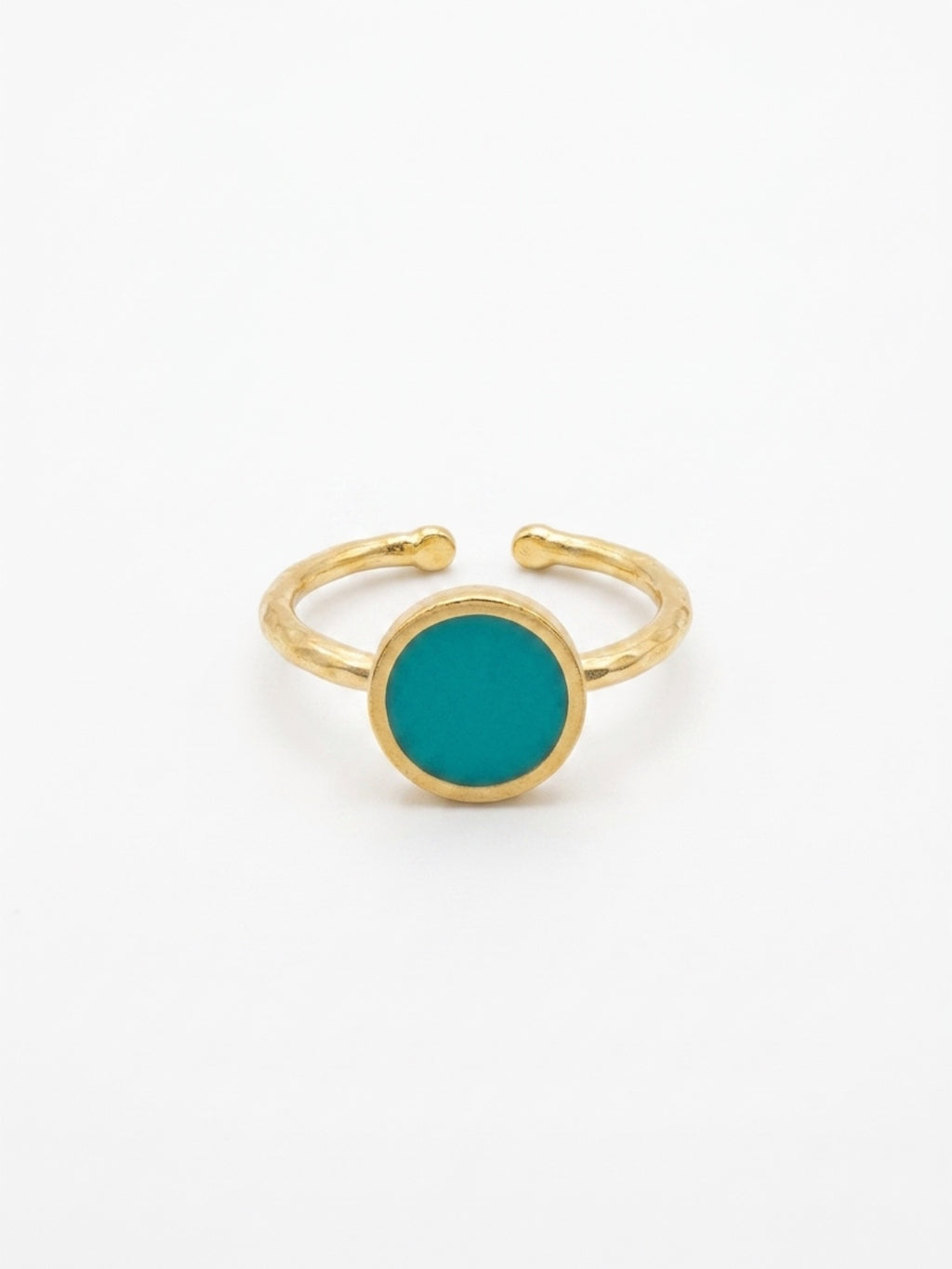anello in ottone e resina M