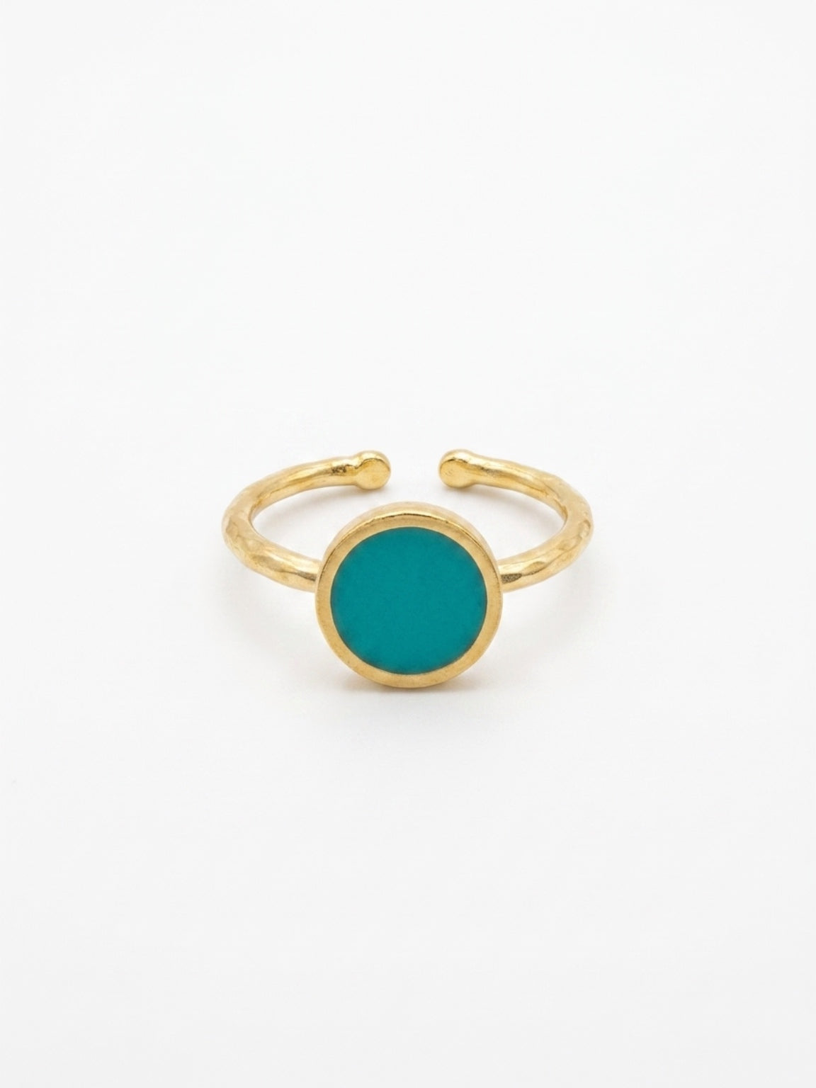anello in ottone e resina M